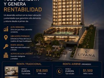 LIVANA GRAN LUNA RESIDENCIAL-DEPARTAMENTOS EN PREVENTA