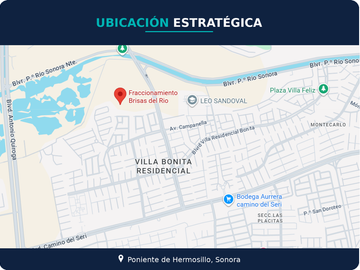 TERRENO RESIDENCIAL EN BRISAS DEL RÍO | 398 m²