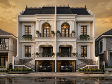 RUMAH MEWAH DALAM KOMPLEK TASBIH I | DESIGN 3 LANTAI KEKINIAN