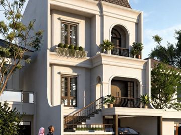 RUMAH MEWAH DALAM KOMPLEK TASBIH I | DESIGN 3 LANTAI KEKINIAN
