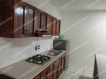 RENTA DEPTO TIPO LOFT EN COL. DEL EMPLEADO| 1 BAÑO| CON COCINA EQUIPADA Y BARRA DE COMEDOR.