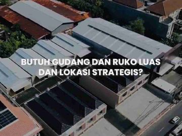 LEASE!! GUDANG DAN RUKO BARU JL.UTAMA MAHENDRA DATA.DENPASAR BARAT