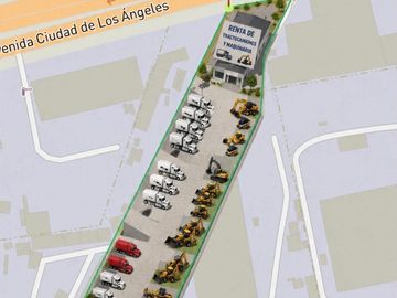 Terreno en RENTA sobre Ave Los Angeles y Churubusco, Monterrey