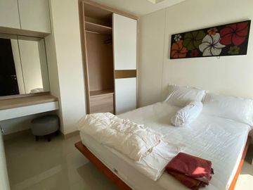 DISEWAKAN UNIT APARTMENT CLEON PARK FULL FURNISH HARIAN