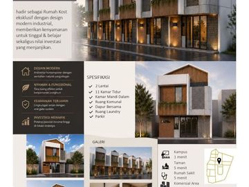INVESTASI KOSAN 15, 10 DAN 4 KAMAR SIAP HUNI DEKAT UIN CIPUTAT TANGGERANG SELATAN