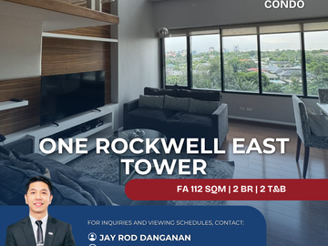 2BR Loft at One Rockwell East, Makati City