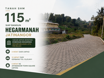 Investasi Tanah SHM 115 m2 Hegarmanah Jatinangor Dekat Unpad Potensi Kos