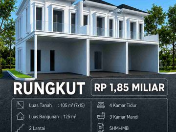 Rumah di Rungkut dekat MERR Pandugo Medokan Wonorejo