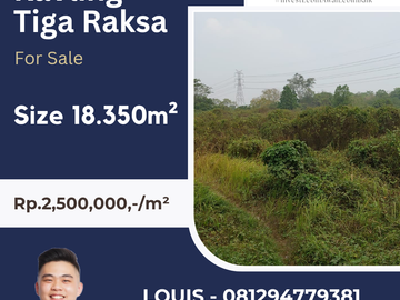 KAVLING TIGA RAKSA TERMUTAH 1,8HA