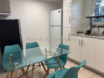 Departamento Amueblado en Renta en Alvaro Obregón ,Progreso Tizapan CMB 27-317.