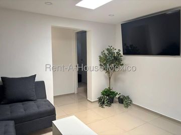 Departamento Amueblado en Renta en Alvaro Obregón ,Progreso Tizapan CMB 27-317.