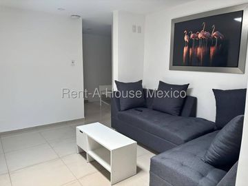Departamento Amueblado en Renta en Alvaro Obregón ,Progreso Tizapan CMB 27-317.