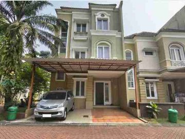 Disewakan rumah 3 Lt, Cluster Samara, Gading Serpong, Tangerang, dekat ruko Aniva