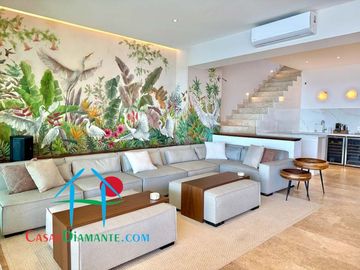 Departamento en renta vacacional con terraza y vista al mar