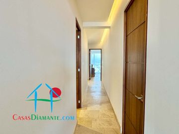 Departamento en renta vacacional con terraza y vista al mar