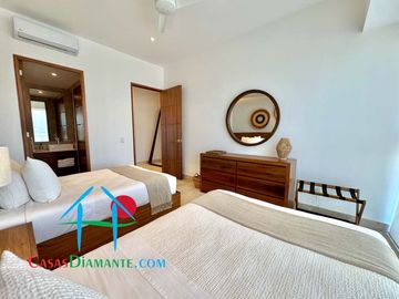 Departamento en renta vacacional con terraza y vista al mar