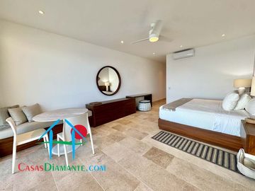 Departamento en renta vacacional con terraza y vista al mar