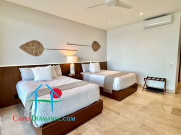 Departamento en renta vacacional con terraza y vista al mar