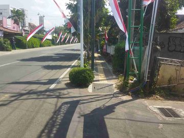 Tanah kosong Strategis pinggir jalan utama Timoho dekat Kantor Balaikota Yogjakarta
