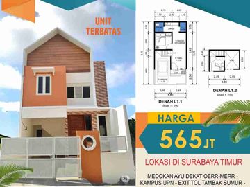 Dijual Rumah Di Tambak Medokan Ayu Rungkut Surabaya
