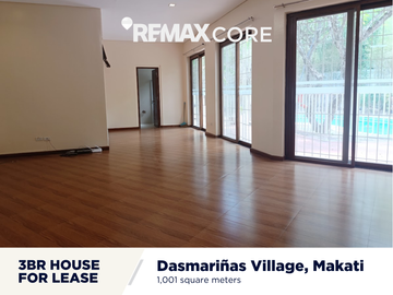 FOR LEASE: 3 Bedroom Unit House in Dasmarinas Village, Makati