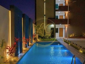 Departamento Nuevo 3 Recámaras con alberca en Residencial Marino