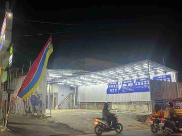 Disewakan lahan ex carwash strategis raya serpong buaran