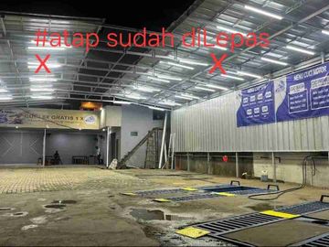 Disewakan lahan ex carwash strategis raya serpong buaran