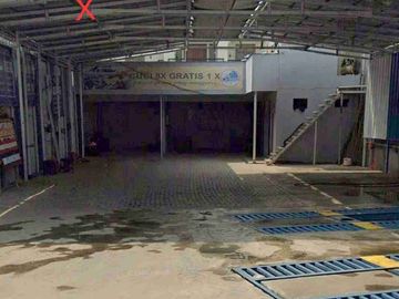 Disewakan lahan ex carwash strategis raya serpong buaran