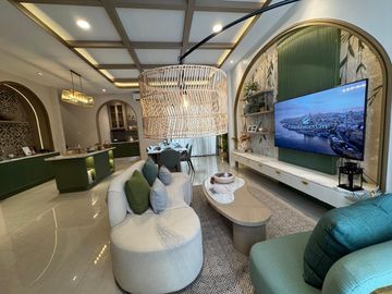 #Dijual Rumah Mediterranean 3 Lantai dengan Kawasan Lengkap Cluster Zephira Malta, di Citra 8 Jakarta Barat
