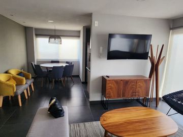 RENTO HERMOSO DEPARTAMENTO AMUEBLADO 2 RECAMARAS FRACC NATURA RESIDENCIAL $14,500.00 INC. MTTO