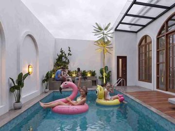 RUMAH MEWAH AMERICAN CLASSIC  KONSEP VILLA - FULL FURNISHED DENGAN PRIVAT POOL DI WEDOMARTANI DEKAT JOGJABAY
