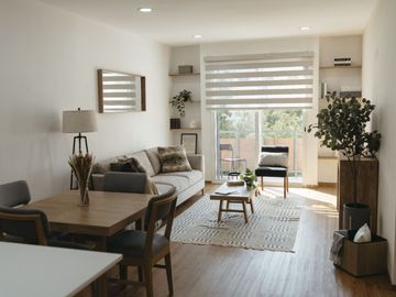 Departamento amueblado en renta en el bajio, Zapopan 66 m