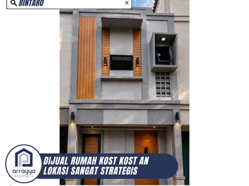DIJUAL RUMAH KOST KOST AN PREMIUM SIAP HUNI FULL FURNISH LOKASI SANGAT STRATEGIS DI BINTARO (EN715)
