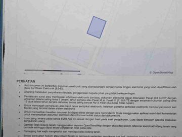 Tanah Sudut Depan Jalan Beton Desa Benteng Gajah Maros