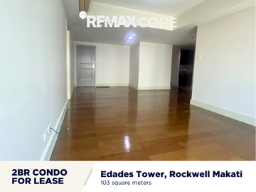 FOR LEASE: 2BR Unit in Edades Tower, Rockwell, Makati