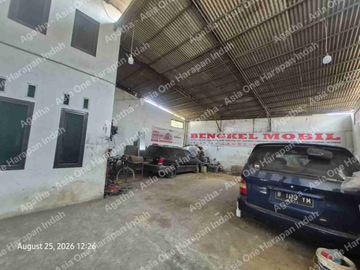 Disewakan Gudang tempat usaha ex Bengkel di pinggir jalan Pulogebang Jakarta Timur