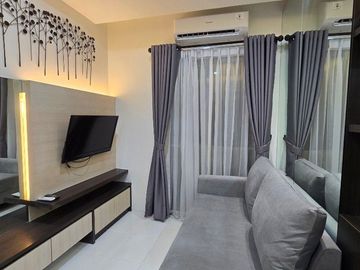 Sewa Signature Park 2BR Siap Huni Full Furnished Renov View Kolam