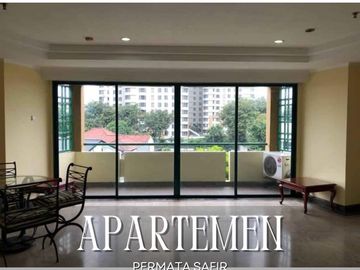 DIJUAL MURAH DIBAWAH NJOP APARTEMEN PERMATA SAFIR 3BR HADAP TIMUR DI JAKARTA SELATAN