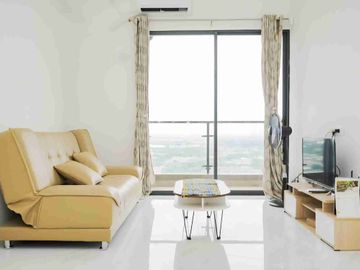 dijual/disewakan apartment skyhouse bsd 2 kamar furnished harga ekonomis