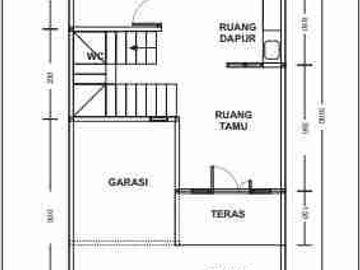 DI JUAL RUMAH 2 LANTAI BISA CAST & BISA KPR