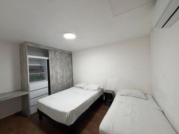 RENTA DEPARTAMENTO AMUEBLADO Y EQUIPADO, TORRE BARRIO VERGEL, MONTERREY, N.L.