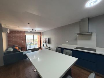 RENTA DEPARTAMENTO AMUEBLADO Y EQUIPADO, TORRE BARRIO VERGEL, MONTERREY, N.L.