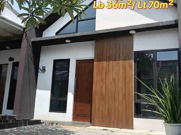 Rumah Cluster Bebas Banjir Dekat Cibubur Akses Tol Bisa Kpr