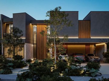 Casa con alberca privada, doble altura, casa club, Yucatán Country Club, en venta