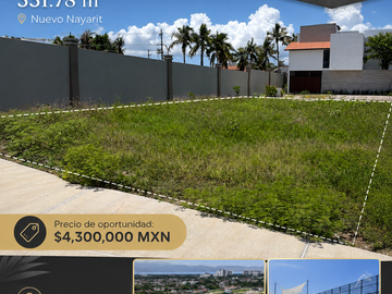 Terreno en Venta en Karakal, Nuevo Nayarit | Lote 182 | 331.78 m² oferta