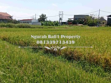 Dijual Tanah Murah Luas 3 Are View Sawah Kawasan Villa di Mas Ubud