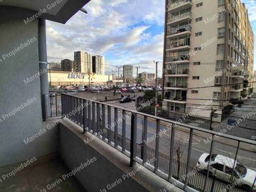 Arriendo departamento amoblado con estacionamiento y bodega paradero 14 de Vicuña Mackenna