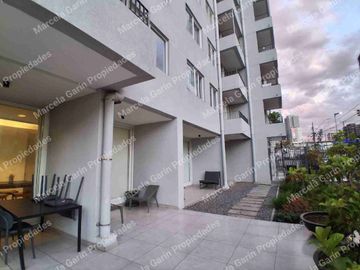 Arriendo departamento amoblado con estacionamiento y bodega paradero 14 de Vicuña Mackenna