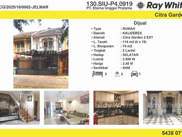 Rumah depan taman di Citra Garden 2 ext Jakarta Barat